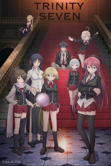 ดูอนิเมะออนไลน์ Trinity Seven ทรินิตี้เซเว่น 7 จ้าวคัมภีร์เวท